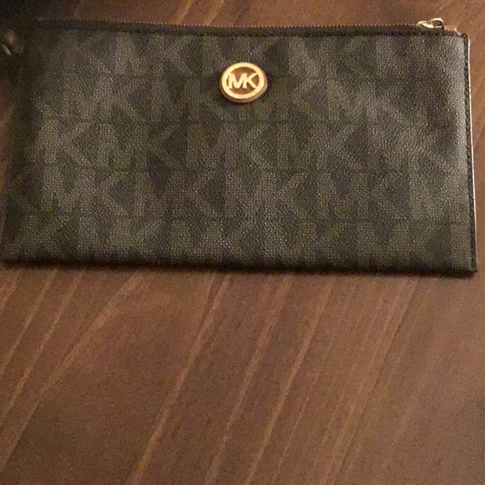 Michael Kors Dark Patterned Clutch